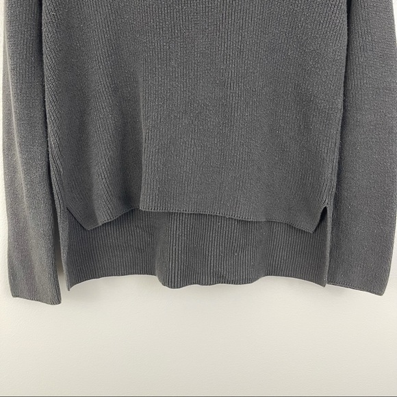 ATHLETA Arbor Green Rest Day Pima Cotton Knit Sweater Hoodie - Picture 5 of 12